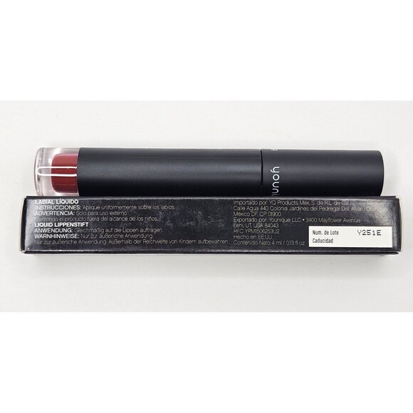 Younique Moodstruck Splash Liquid Lipstick Stoic New in Box Discontinued - Picture 3 of 6